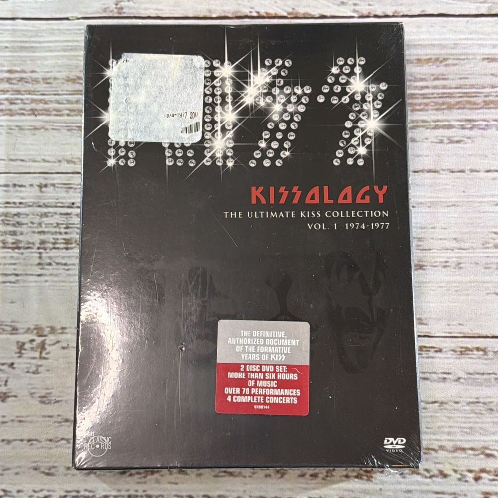 NEW SEALED KISS - Kissology Vol. 1 - 1974-1977 (DVD, 2006, 2-Disc Set)